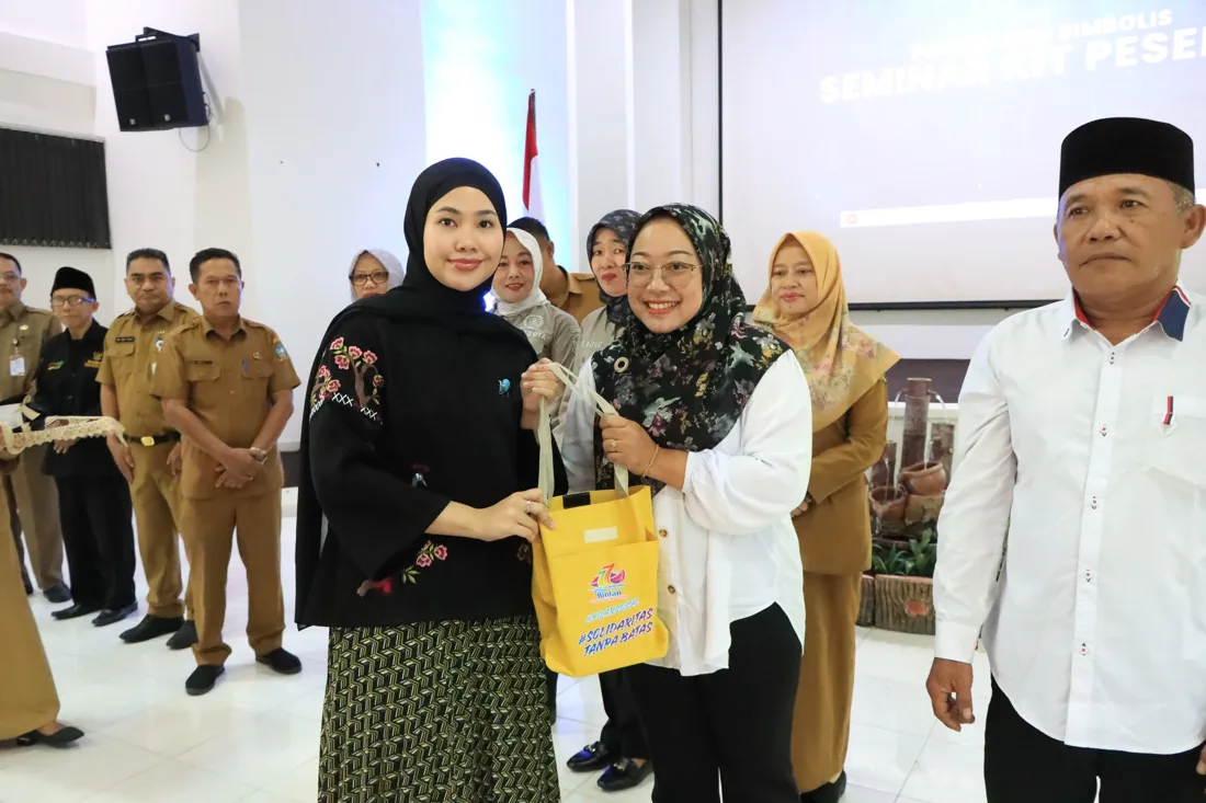Peserta dan penyelenggara kegiatan peningkatan kapasitas pilar sosial Bintan